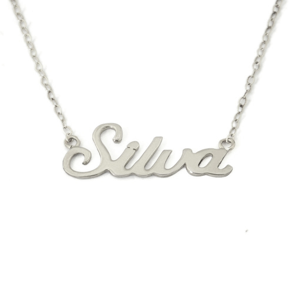 Collier Prénom Personnalisé – Français, Arabe, Anglais – Avec ou Sans Cœur