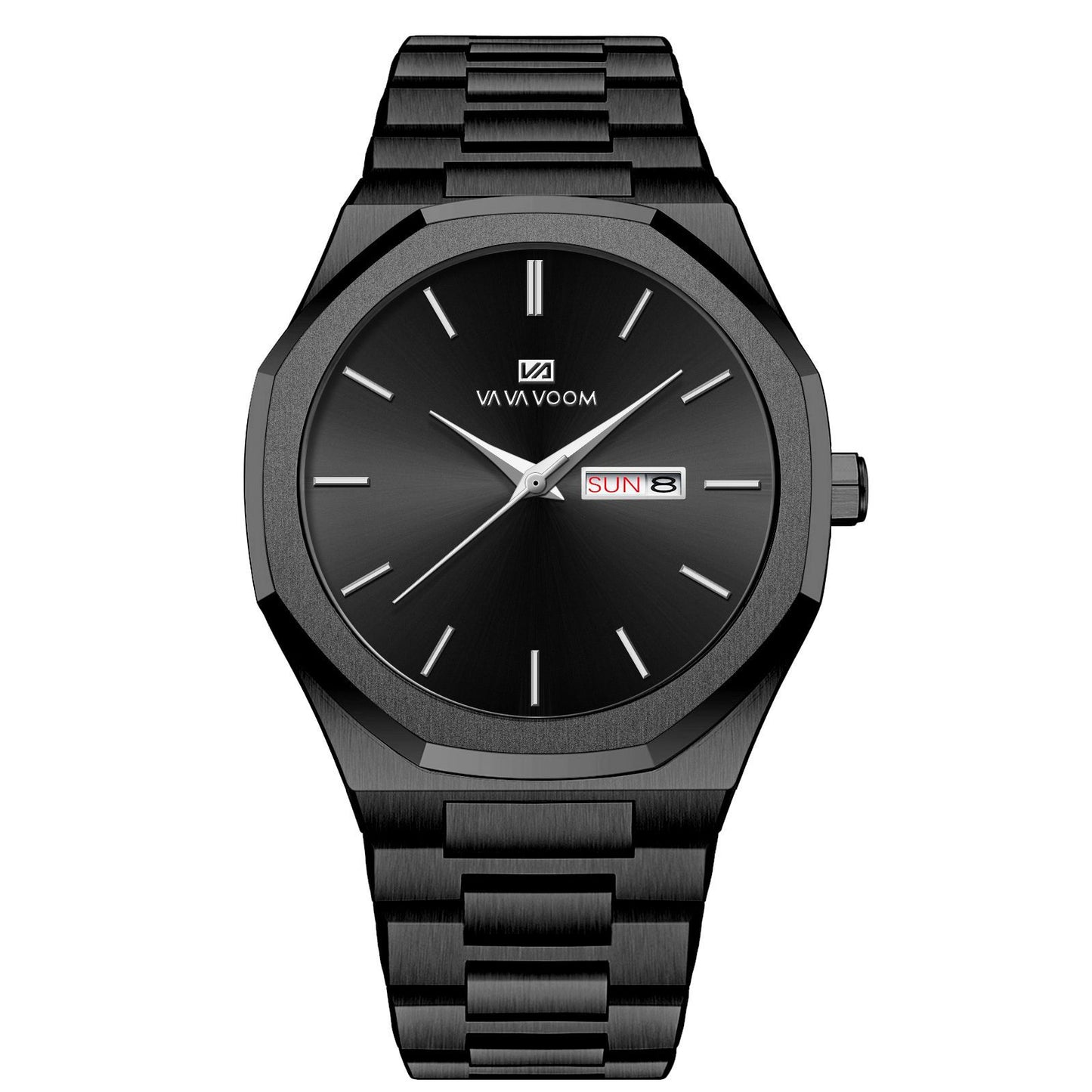 Elegant gold-tone steel watch – Modern business style