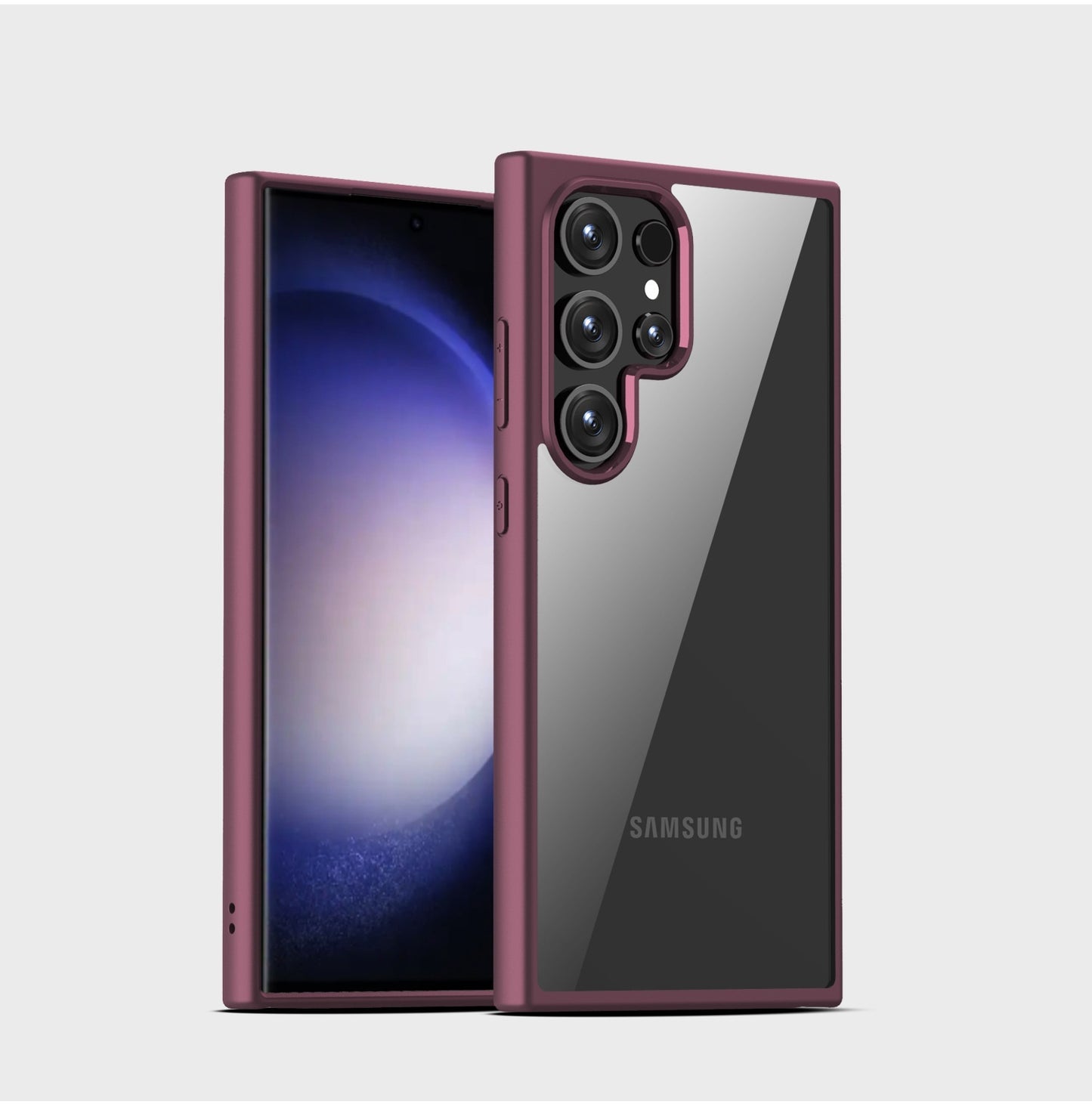 Samsung Transparent Premium Case – Elegant & Durable Protection