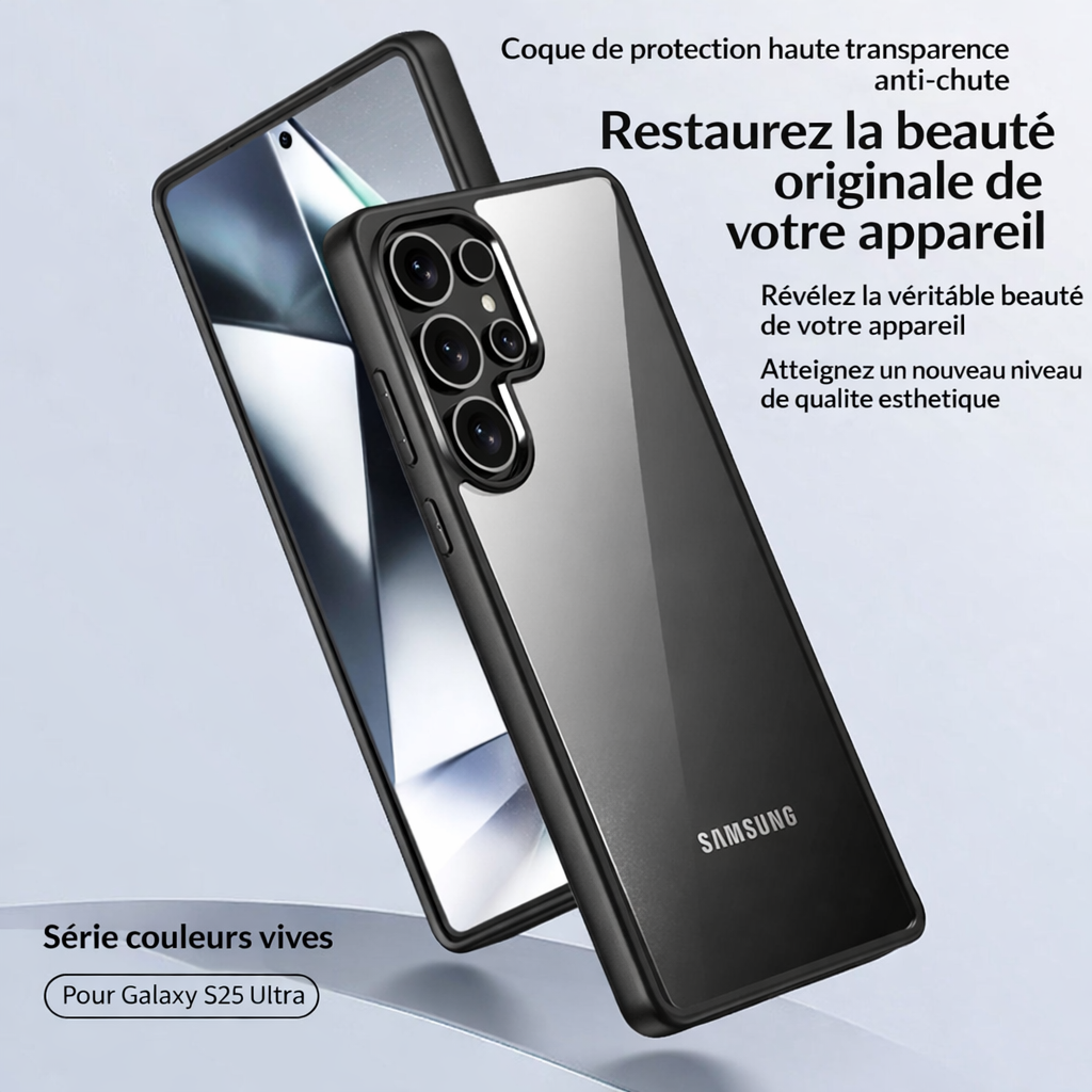 Samsung Transparent Premium Case – Elegant & Durable Protection