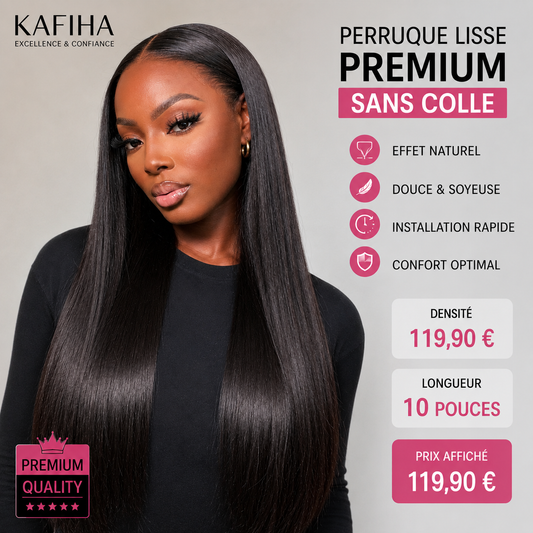 Perruque Lisse Premium Sans Colle KAFIHA