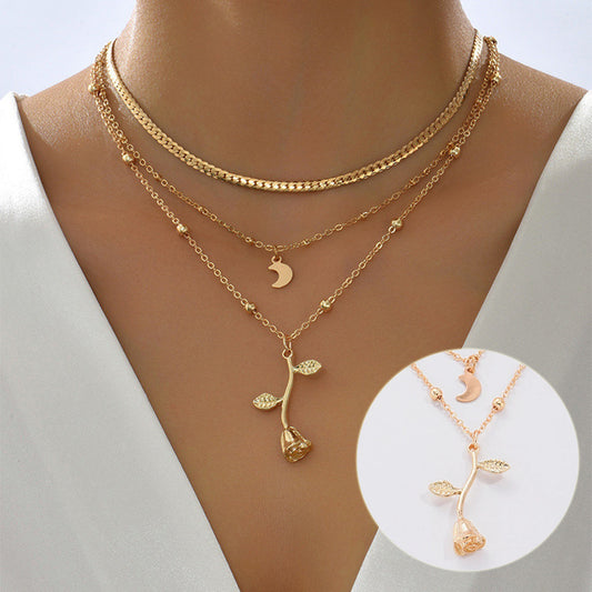 Collier Féminité Lumineuse Doré – Élégance Minimaliste & Style Bohème
