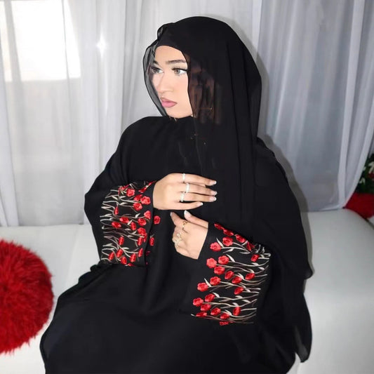 Abaya brodée élégante | Mode musulmane raffinée