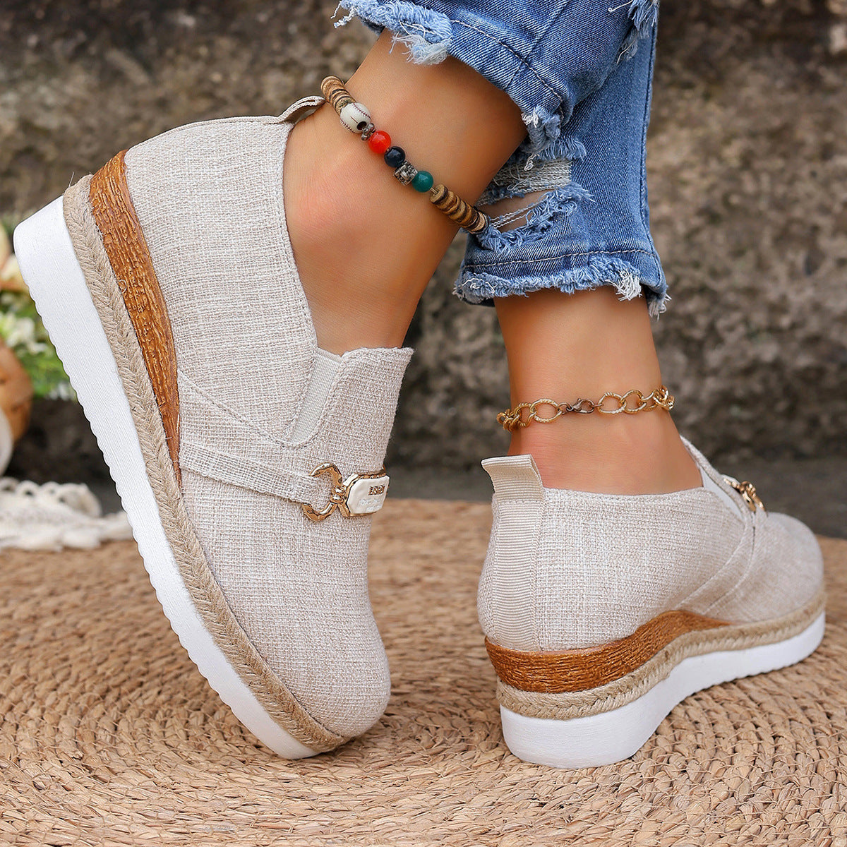 Chaussures Femme Confort Élégantes – Style Moderne & Rehaussé