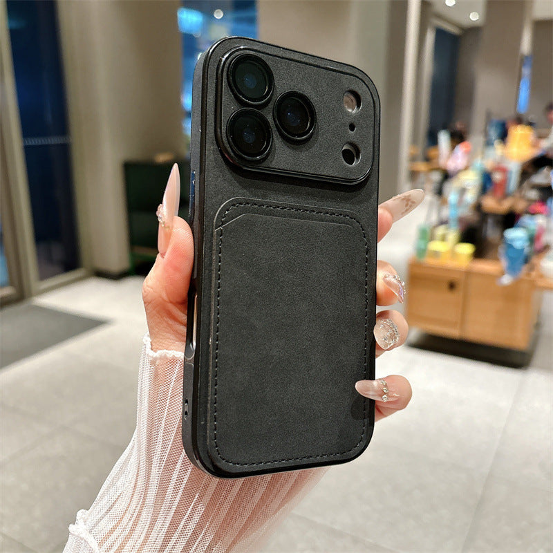 Coque iPhone Porte-Cartes – Élégance & Praticité 2 en 1