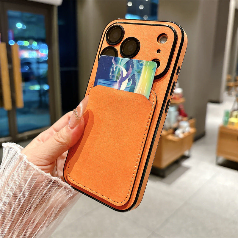 Coque iPhone Porte-Cartes – Élégance & Praticité 2 en 1