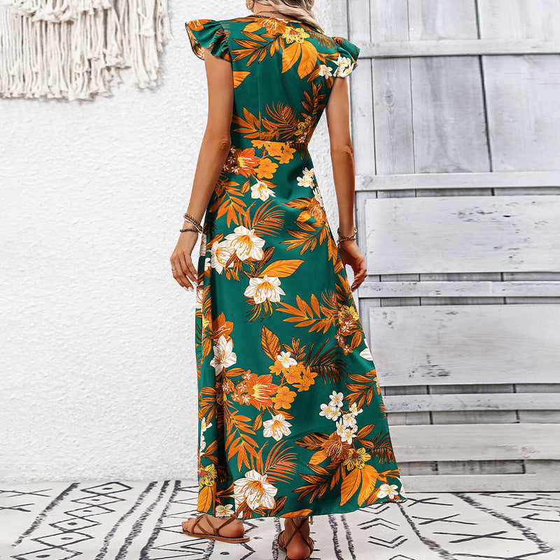 Elegant Floral Maxi Dress – Chic Summer Style