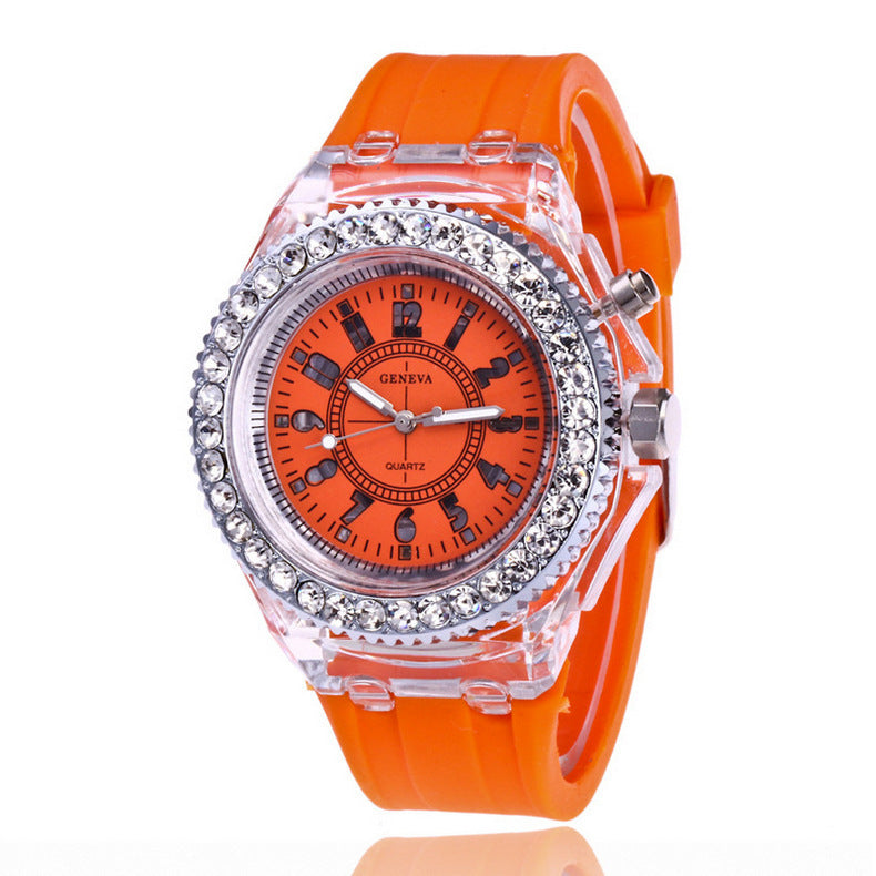 Montre LED colorée femme – Style tendance et lumineux