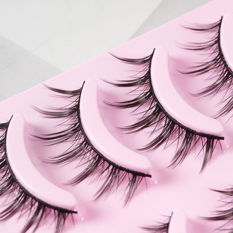 Reusable Natural Eyelashes – Pack of 5 Pairs Volume Effect