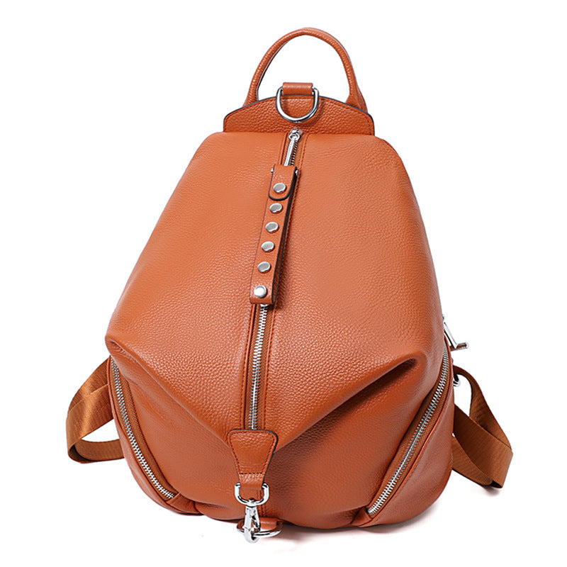 Sac à dos antivol élégant – Sac femme style cuir moderne