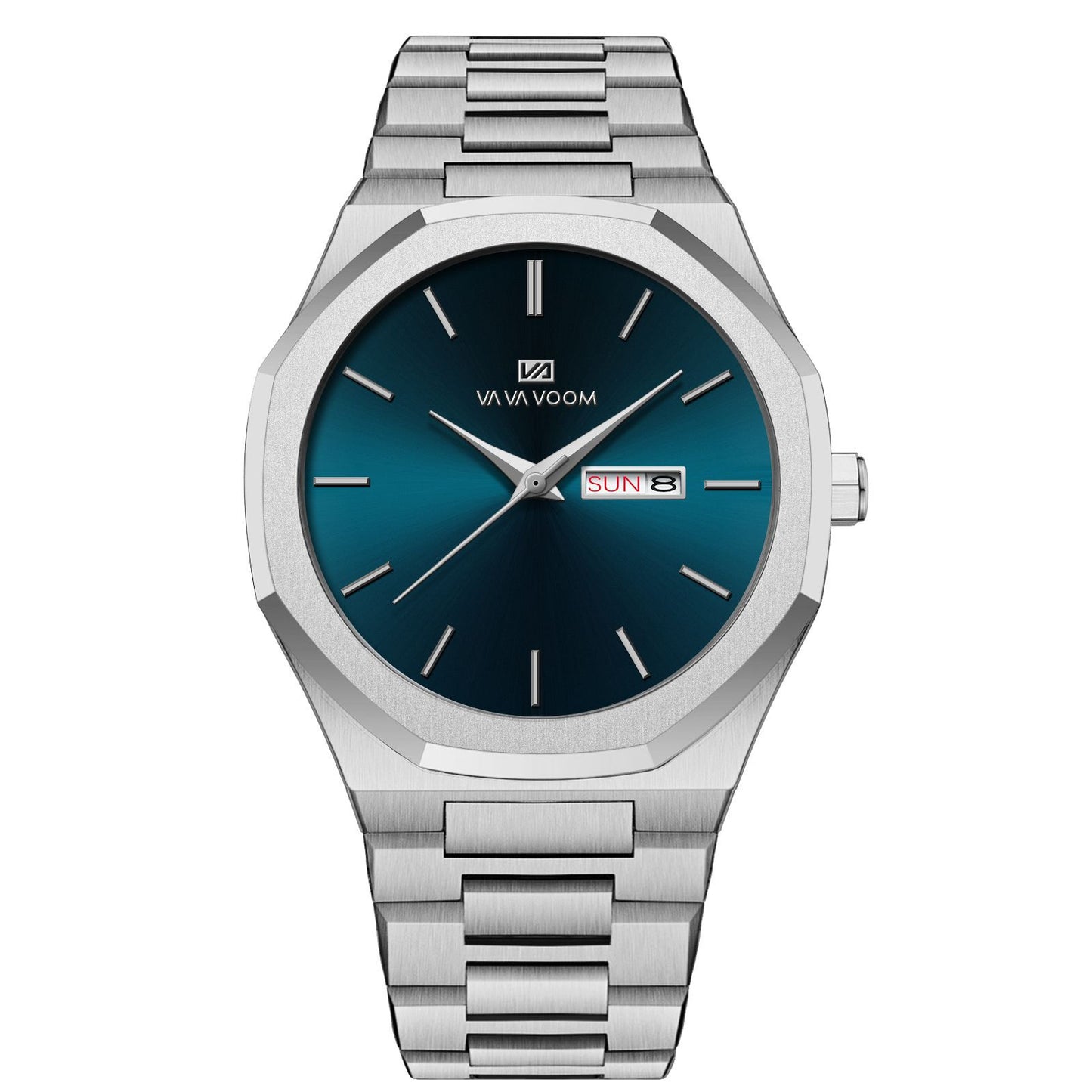 Elegant gold-tone steel watch – Modern business style