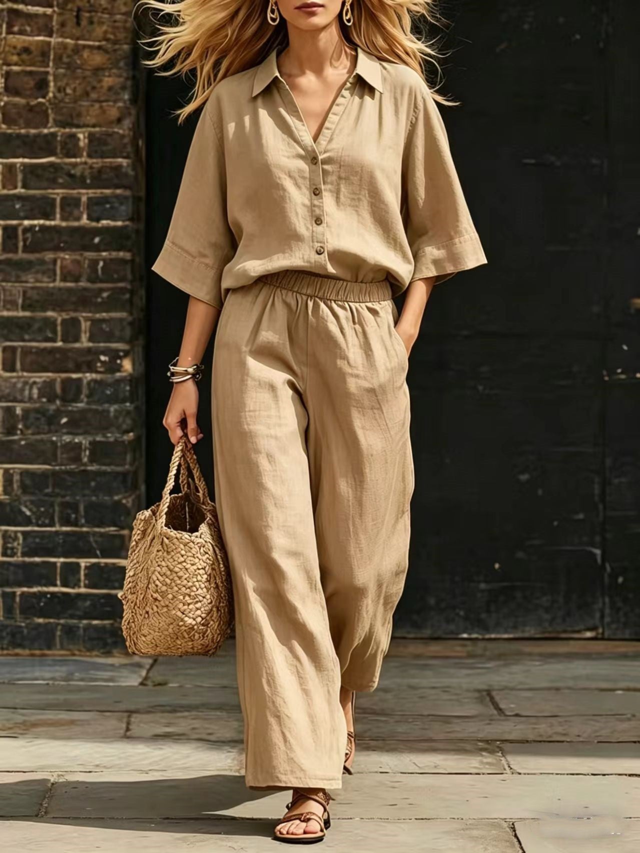 Elegant 2-Piece Women's Set – Comfort & Style