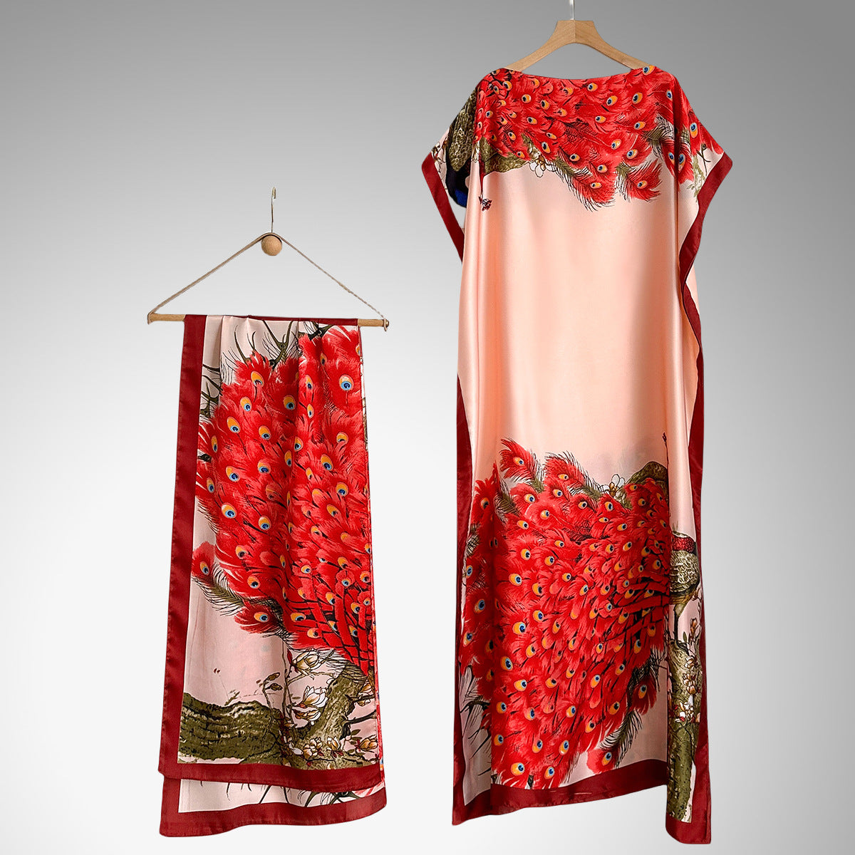 Abaya longue style africain – Robe musulmane élégante et fluide