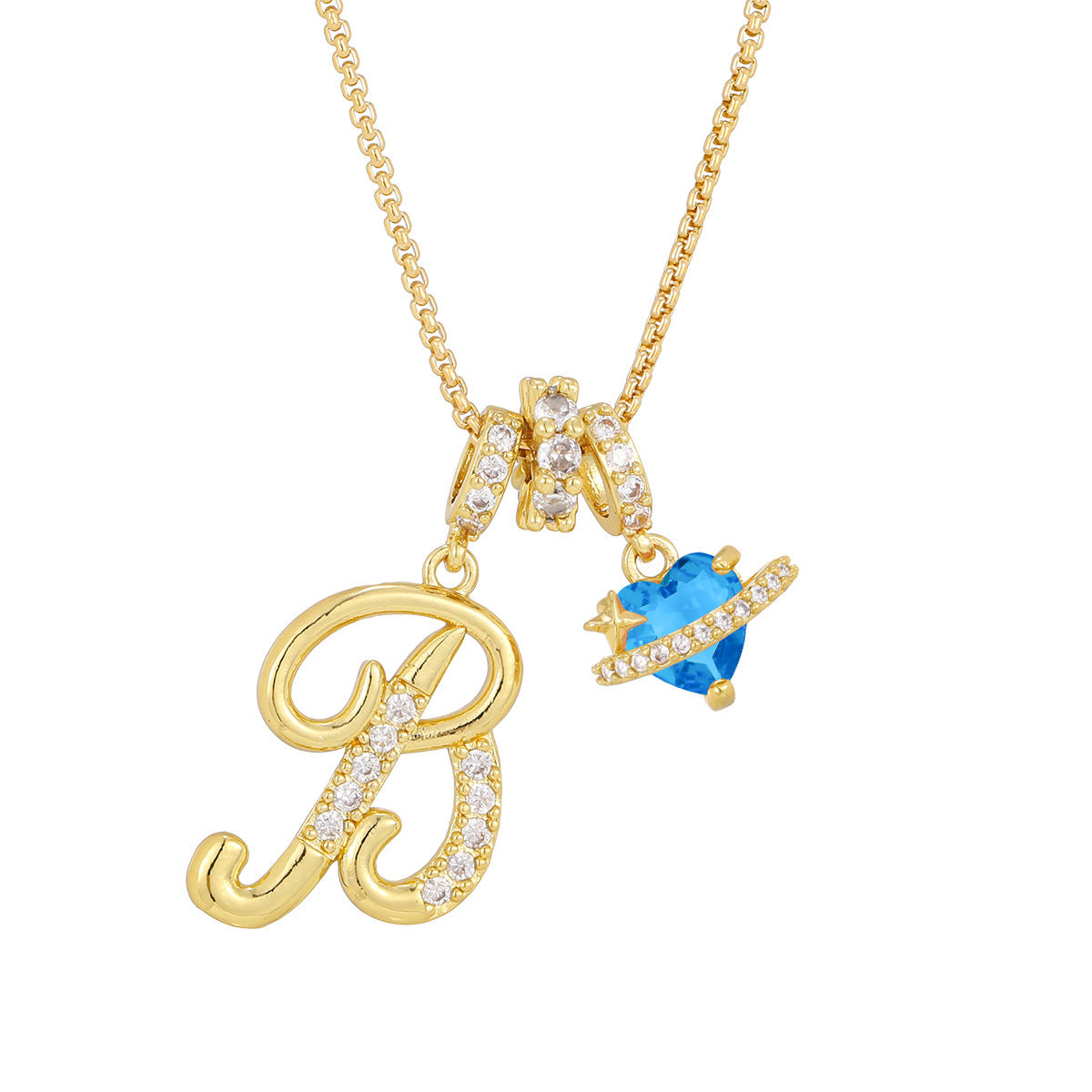 Collier Lettre Initiale Personnalisée – Élégance Dorée & Cadeau Unique