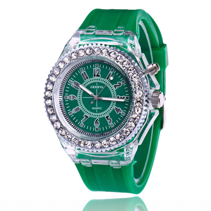 Montre LED colorée femme – Style tendance et lumineux
