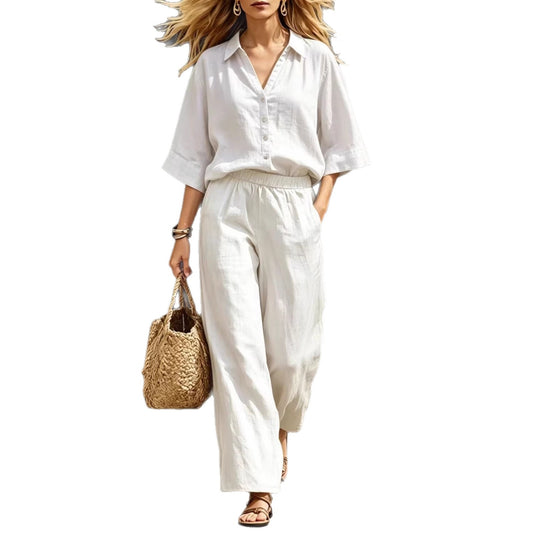 Ensemble Femme Élégant 2 Pièces – Confort & Style