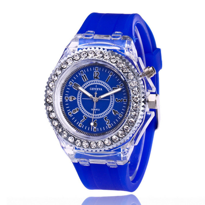 Montre LED colorée femme – Style tendance et lumineux